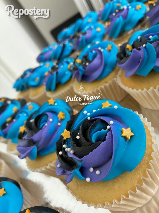 Cupcakes de cumpleaños · García · Dulce Toque By Angelica