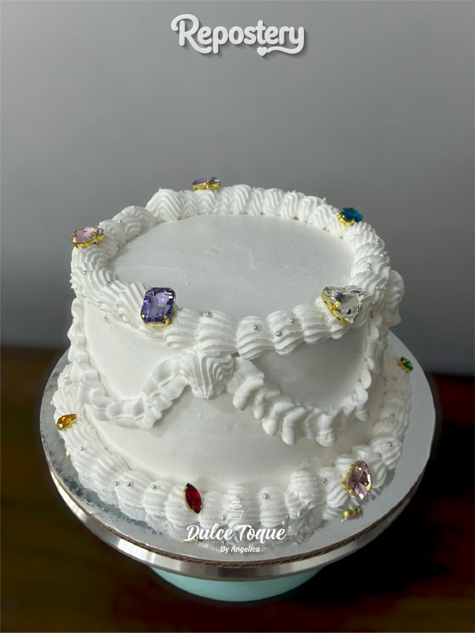Pastel Betún Chantilly · García · Dulce Toque By Angelica