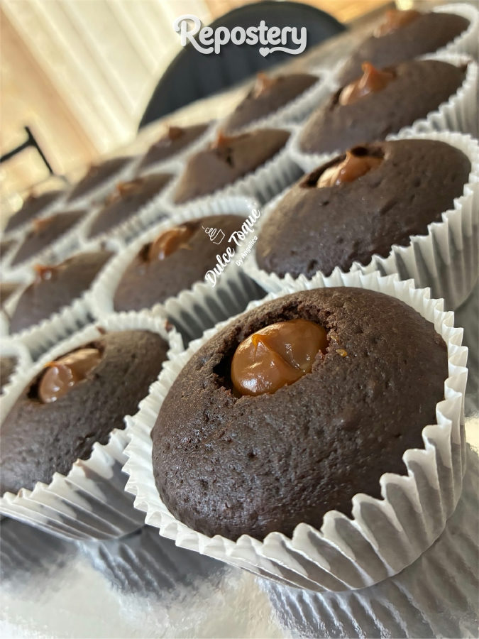 Cupcake Mantequilla Relleno · García · Dulce Toque By Angelica