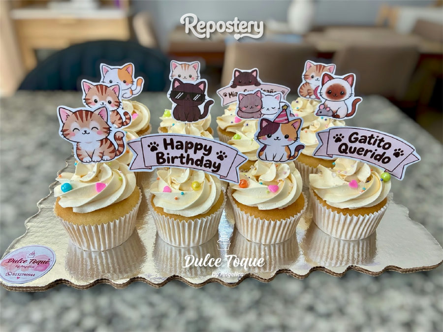 Postres de cumpleaños · García · Dulce Toque By Angelica