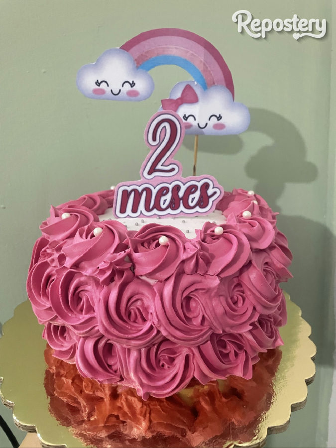 Pastel decorado · García · Sofía Cupcakes