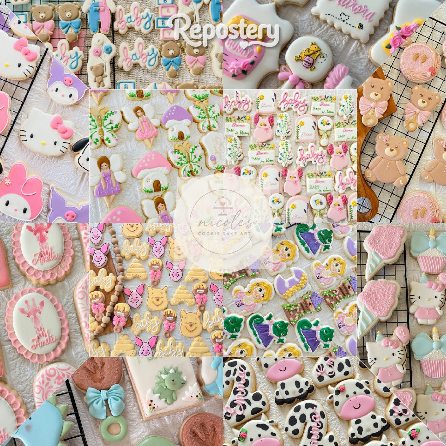 Galletas para baby shower · Monterrey · Nicole’s Cookie Cake Art