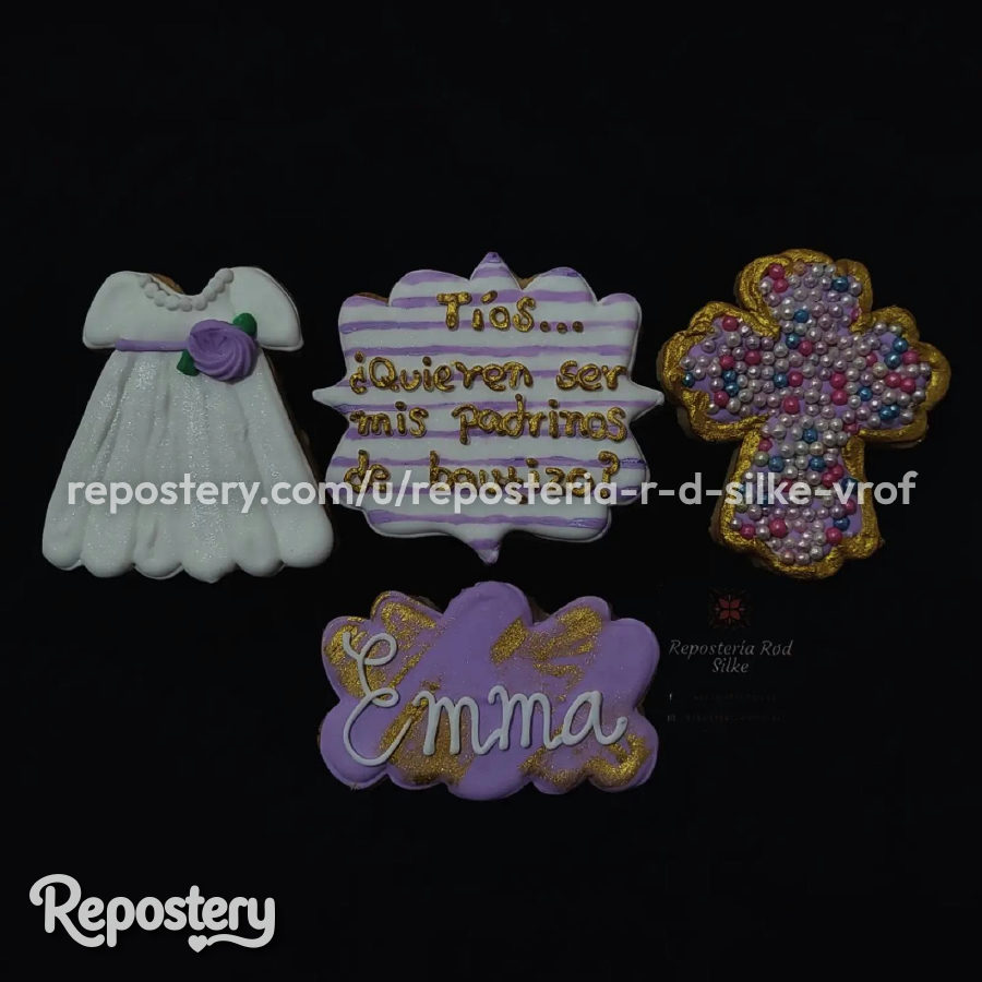 Pasteles para bautizo · Guadalupe · Repostería Rød Silke